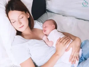 نحوه خوابیدن بعد از سزارین